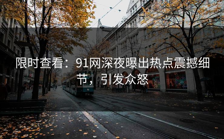 限时查看：91网深夜曝出热点震撼细节，引发众怒